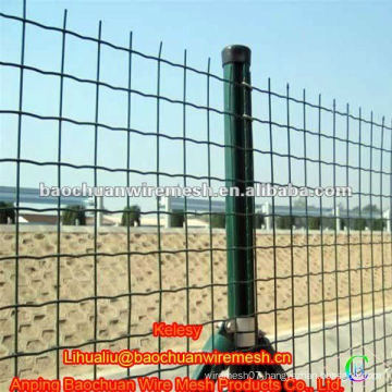 PVC coated welded holland wire mesh temporary fence